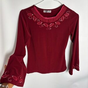 embroidered fairy top